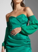 Chi-Chi London Satin Mini Dress - Image 5