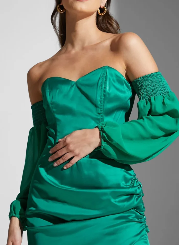 Chi-Chi London Satin Mini Dress - Image 5