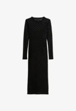 FLOCKED POLKA DOT MIDI - Day dress - black - Image 2