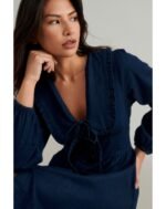 Nobody's Child Denim Otillie Mini Dress - Image 2