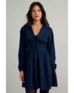 Nobody's Child Denim Otillie Mini Dress - Image 4