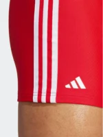 adidas Classic 3-Stripes Swim Boxers HT2075 Red Regular Fit - Image 5