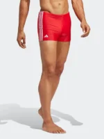 adidas Classic 3-Stripes Swim Boxers HT2075 Red Regular Fit