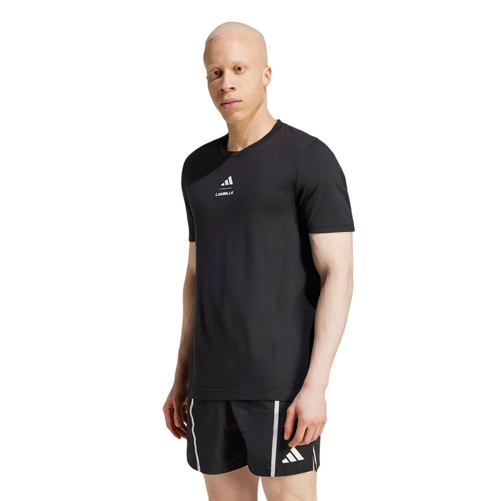AD-T--2797 (2) Black Les Mills Graphic T-Shirt - Image 1