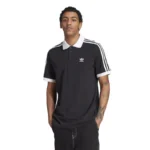 Adicolor three-stripe polo shirt