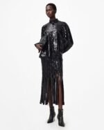 Francesca Embellished Fringe Midi Skirt - Image 3