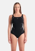 SHAPEWEAR JEWEL LOW C-CUP R - Swimsuit - black white