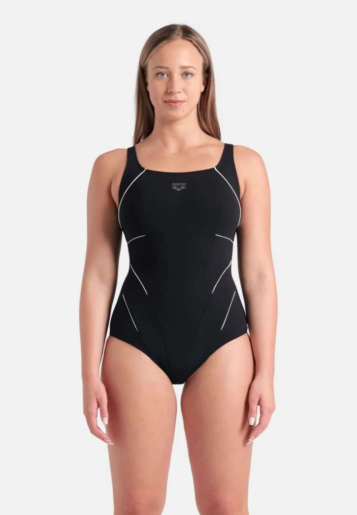 SHAPEWEAR JEWEL LOW C-CUP R - Swimsuit - black white - Image 2