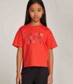 Calvin Klein Jeans - Girls' Colour Logo Short Sleeved T-Shirt