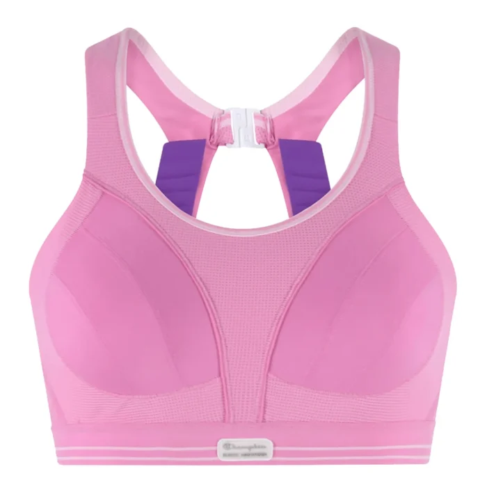 Shock Absorber Ultimate Run Sports Bra - Petal Pink - Image 2