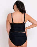 First Class Plunge Tankini Multiway Top Black - Image 2