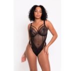 SCANTILLYSenses Plunge Bodysuit with Underwired Bra
