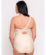 Curvy Kate Wrapsody Bandeau Swimsuit - Oyster - Image 4