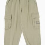 EA7, Cotton Cargo Pants, Khaki, 140 CM