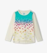 Hatley Falling Butterflies Long Sleeve Top