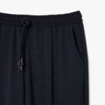 lacoste - Oversized Wool Blend Track Pants - Image 4