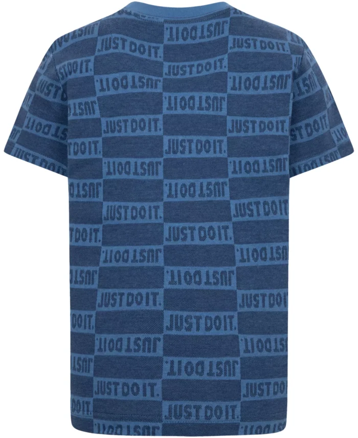 Little Boys Just Do It Textured Club T-Shirt - Image 3
