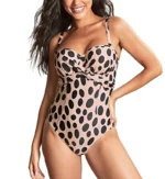 Panache Tatiana Twist Bandeau Swimsuit (SW1770) - Amalfi Print - Image 5
