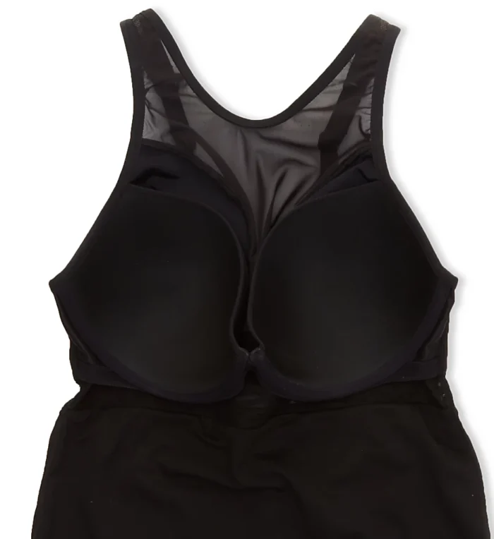 Onyx Chic Moulded Plunge One Piece Swimsuit - Image 2
