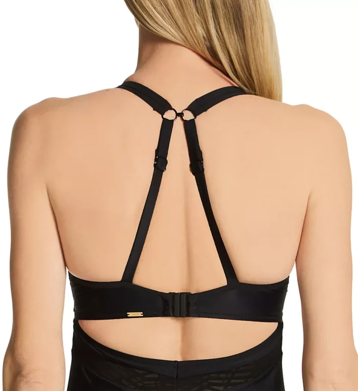 Onyx Chic Moulded Plunge One Piece Swimsuit - Image 5