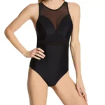 Onyx Chic Moulded Plunge One Piece Swimsuit