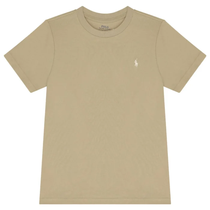 Ralph Lauren Boys Beige Logo T-Shirt - Image 2