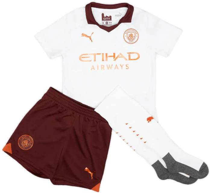 2023-24 Manchester City Full Away Kit - (Little Kids) - Image 3
