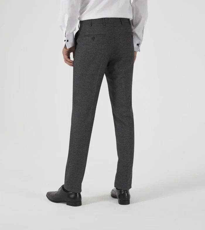 Skopes Men's Harcourt Slim Fit Suit Trouser in Grey - Image 2