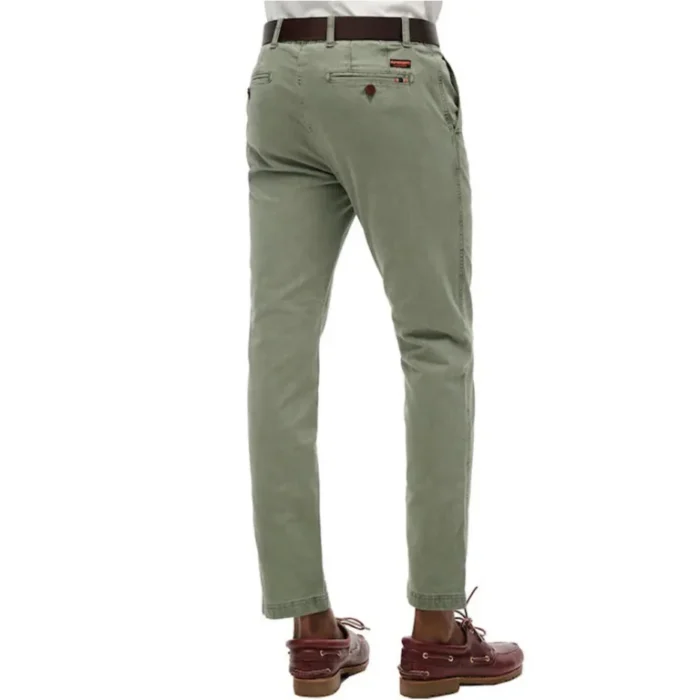 SUPERDRY D1 OVIN INTERNATIONAL CHINO PANTS M7011135A-PE5-WASHED SAGE - Image 2
