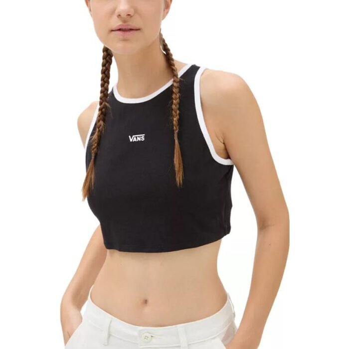 Vans Longline Racerback Sports Bra Women's Black - Image 5