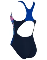 Zoggs Aquaria Actionback Swimsuit - Navy/Pink - Image 2