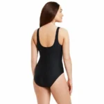 Zoggs Sandon Scoopback Ecolast Swimsuit (462553-BK) black - Image 2