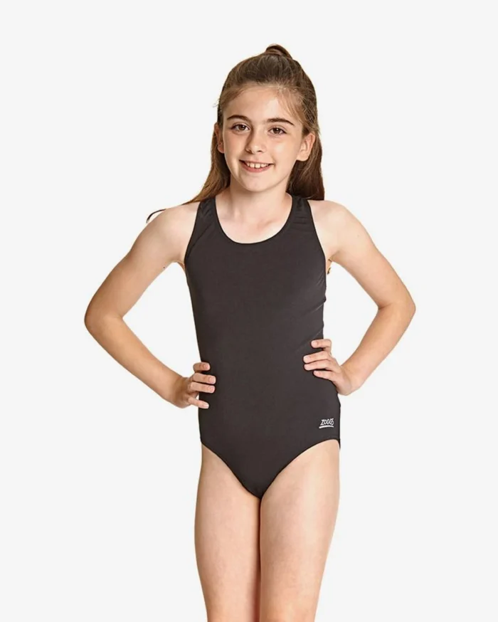 Zoggs Cottesloe Swimsuit Black Girls - Image 4